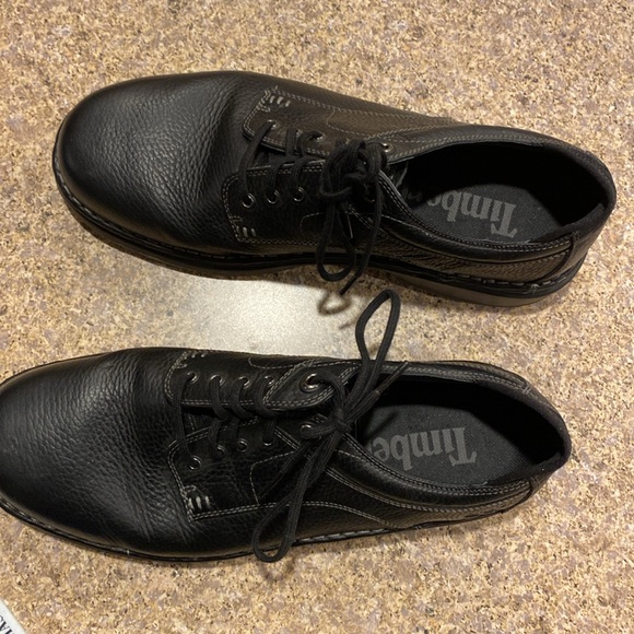 Timberland Lace Up/Tie Black Leather Oxford Shoes 29512 11W Leather Upper - Picture 8 of 17